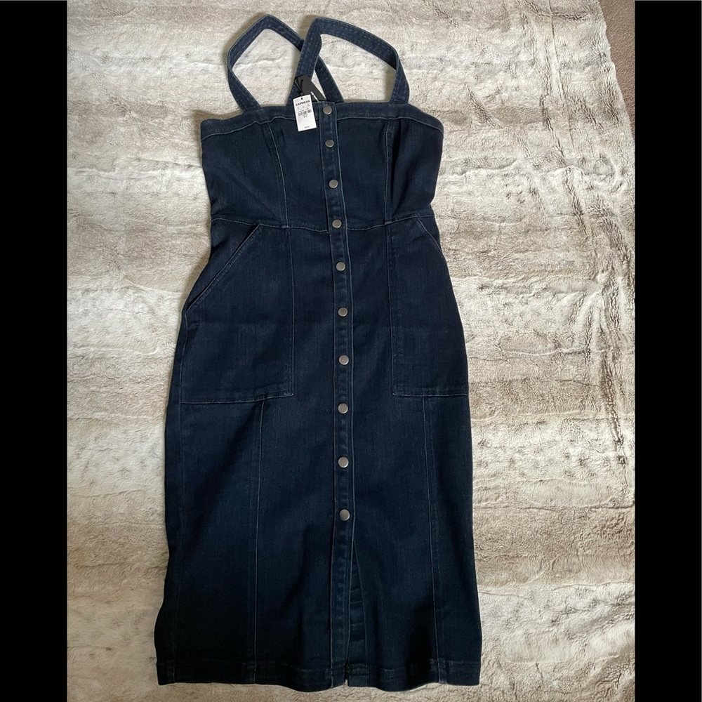Express denim dress, S NWT